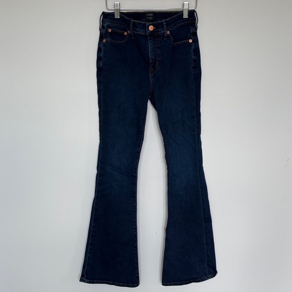 J. Crew Deep Indigo Flare Jeans